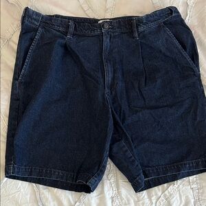 croft & barrow Navy Blue Denim Shorts